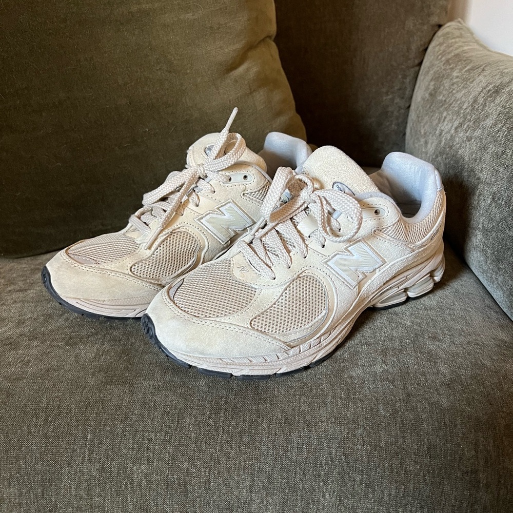 New Balance 2002R Sneakers in Cream